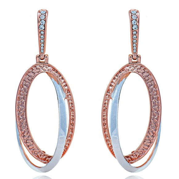 Dangle & Drop Hoop Earrings - Picture 1 of 8